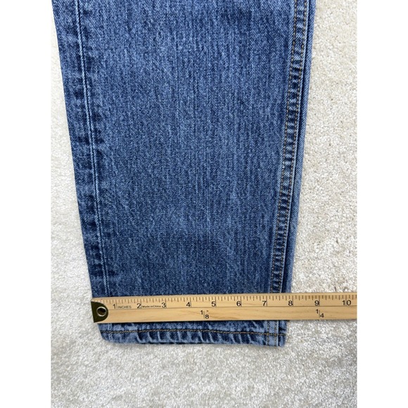 Levis 505 Jeans Mens 31x34 Blue Denim Straight Leg Medium Wash Casual Pants - Picture 10 of 12